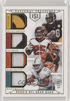 Jaylen Samuels, Ito Smith, Mark Walton, Kalen Ballage #/25