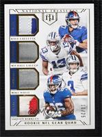 Kyle Lauletta, Michael Gallup, Mike White, Saquon Barkley #/25