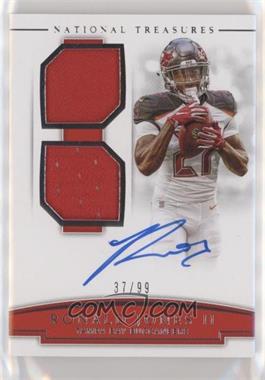 2018 Panini National Treasures - Rookie NFL Gear Signature Combos #RSC-RJ - Ronald Jones II /99