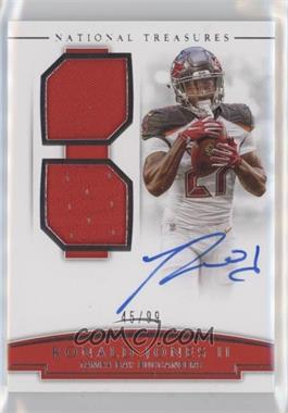 2018 Panini National Treasures - Rookie NFL Gear Signature Combos #RSC-RJ - Ronald Jones II /99