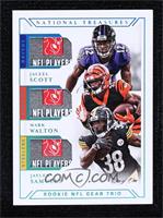 Jaleel Scott, Mark Walton, Jaylen Samuels #/1