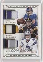 Kyle Lauletta, Mason Rudolph, Mike White #/25