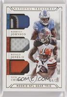 Kerryon Johnson, Ronald Jones II, Nick Chubb #/25