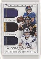 Kyle Lauletta, Mason Rudolph, Mike White #/99