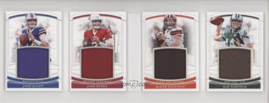 2018 Panini National Treasures - Rookie Quad Booklet #RQB-1 - Josh Allen, Josh Rosen, Baker Mayfield, Sam Darnold /49