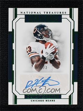 2018 Panini National Treasures - Signatures - Emerald #S-DH - Devin Hester /3