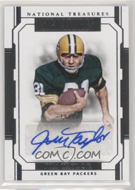 2018 Panini National Treasures - Signatures #S-JT.2 - Jim Taylor /49