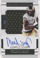 College Materials Signatures - Michael Gallup #/49