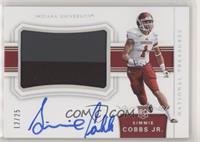 College Materials Signatures - Simmie Cobbs Jr. #/25