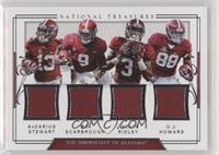 ArDarius Stewart, Bo Scarbrough, Calvin Ridley, O.J. Howard #/99