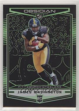 2018 Panini Obsidian - [Base] - Electric Etch Green #119 - James Washington /25