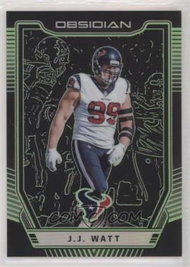 2018 Panini Obsidian - [Base] - Electric Etch Green #50 - J.J. Watt /25