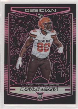 2018 Panini Obsidian - [Base] - Electric Etch Purple #186 - Chad Thomas /75