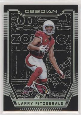 2018 Panini Obsidian - [Base] #24 - Larry Fitzgerald /100