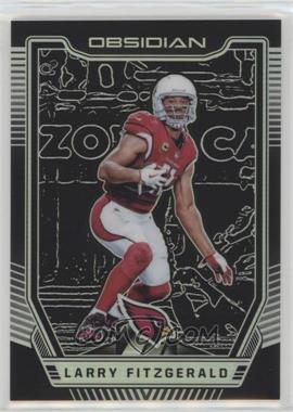 2018 Panini Obsidian - [Base] #24 - Larry Fitzgerald /100