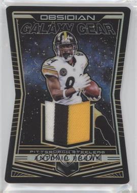 2018 Panini Obsidian - Galaxy Gear Relics - Electric Etch Orange #GG-3 - Antonio Brown /50