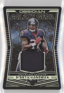 2018 Panini Obsidian - Galaxy Gear Relics #GG-10 - D'Onta Foreman /100