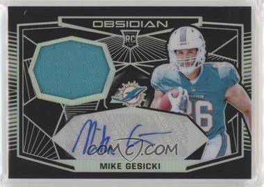 2018 Panini Obsidian - Rookie Jersey Autographs #RJ-MG.2 - Mike Gesicki /100