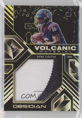 2018 Panini Obsidian - Volcanic Material Relics - Electric Etch Yellow #VM-40 - Keke Coutee /10