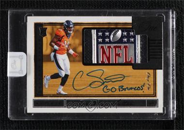 2018 Panini One - [Base] - Black #8 - Rookie Patch Autograph - Courtland Sutton /1 [Uncirculated]