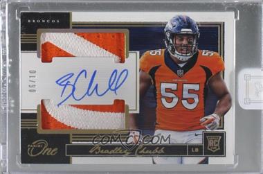 2018 Panini One - [Base] - Gold #70 - Rookie Dual Patch Autographs - Bradley Chubb /10 [Uncirculated]