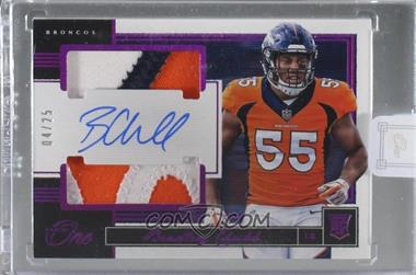 2018 Panini One - [Base] - Red #70 - Rookie Dual Patch Autographs - Bradley Chubb /25 [Uncirculated]