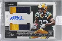 Rookie Dual Patch Autographs - Marquez Valdes-Scantling [Uncirculated] #/199