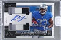 Rookie Dual Patch Autographs - Kerryon Johnson [Uncirculated] #/199