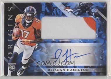 2018 Panini Origins - [Base] - Blue #128 - Rookie Jumbo Patch Autographs - DaeSean Hamilton /49