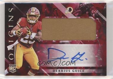 2018 Panini Origins - [Base] - Red #110 - Rookie Jumbo Patch Autographs - Derrius Guice /99