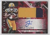 Rookie Jumbo Patch Autographs - J'Mon Moore #/99