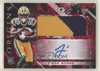 Rookie Jumbo Patch Autographs - J'Mon Moore #/99