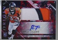 Rookie Jumbo Patch Autographs - Royce Freeman [Noted] #/99