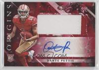 Rookie Jumbo Patch Autographs - Dante Pettis #/99