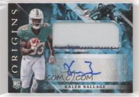 Rookie Jumbo Patch Autographs - Kalen Ballage #/25