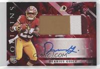 Rookie Jumbo Patch Autographs - Derrius Guice