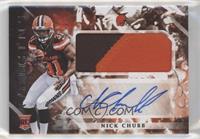 Rookie Jumbo Patch Autographs - Nick Chubb