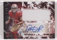 Rookie Jumbo Patch Autographs - Dante Pettis