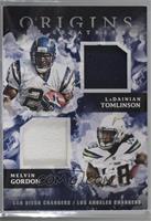 LaDainian Tomlinson, Melvin Gordon [Noted] #/25