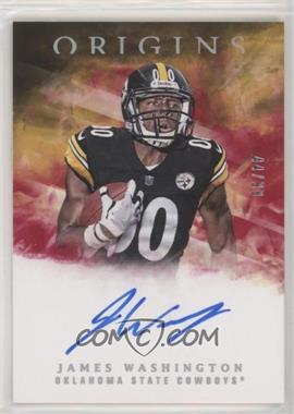 2018 Panini Origins - Rookie Autographs - Red #RA-JW - James Washington /99