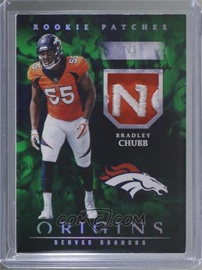 2018 Panini Origins - Rookie Patches - Green #RP-28 - Bradley Chubb /5