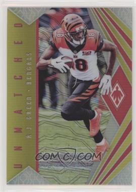 2018 Panini Phoenix - Unmatched - Yellow #24 - A.J. Green /25