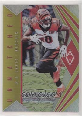 2018 Panini Phoenix - Unmatched - Yellow #24 - A.J. Green /25