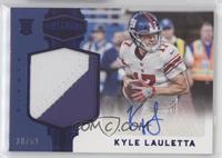 Rookie Patch Autographs - Kyle Lauletta #/50