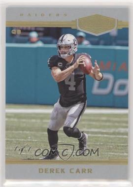 2018 Panini Plates & Patches - [Base] - Gold #151 - Derek Carr /1