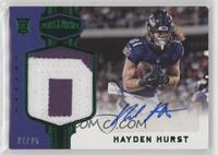 Rookie Patch Autographs - Hayden Hurst #/25