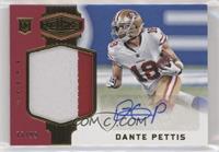 Rookie Patch Autographs - Dante Pettis #/99