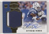Rookie Patch Autographs - Nyheim Hines #/99