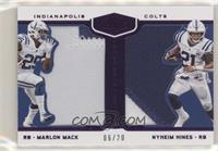 Marlon Mack, Nyheim Hines #/20