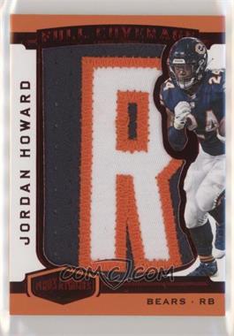 2018 Panini Plates & Patches - Full Coverage - Red #FC-JH - Jordan Howard /10